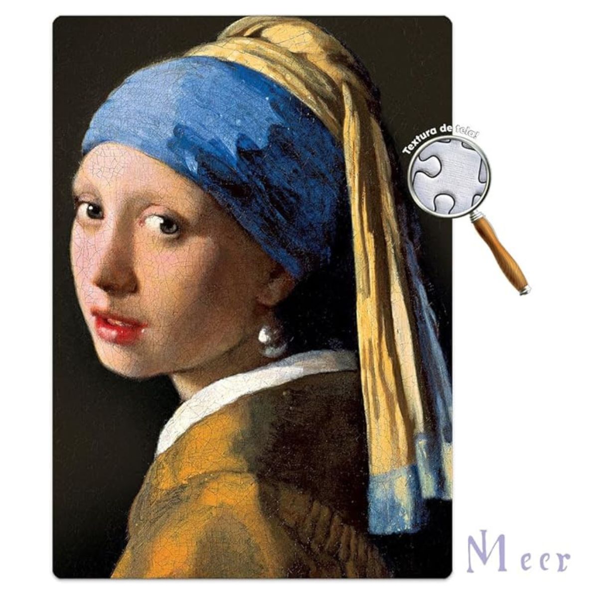 Quebra Cabeça Johannes Vermeer - Moça Com O Brinco De Pérola / 500 Peças Nano - Toyster Quebra Cabeça Johannes Vermeer - Moça Com O Brinco De Pérola / 500 Peças Nano - Toyster
